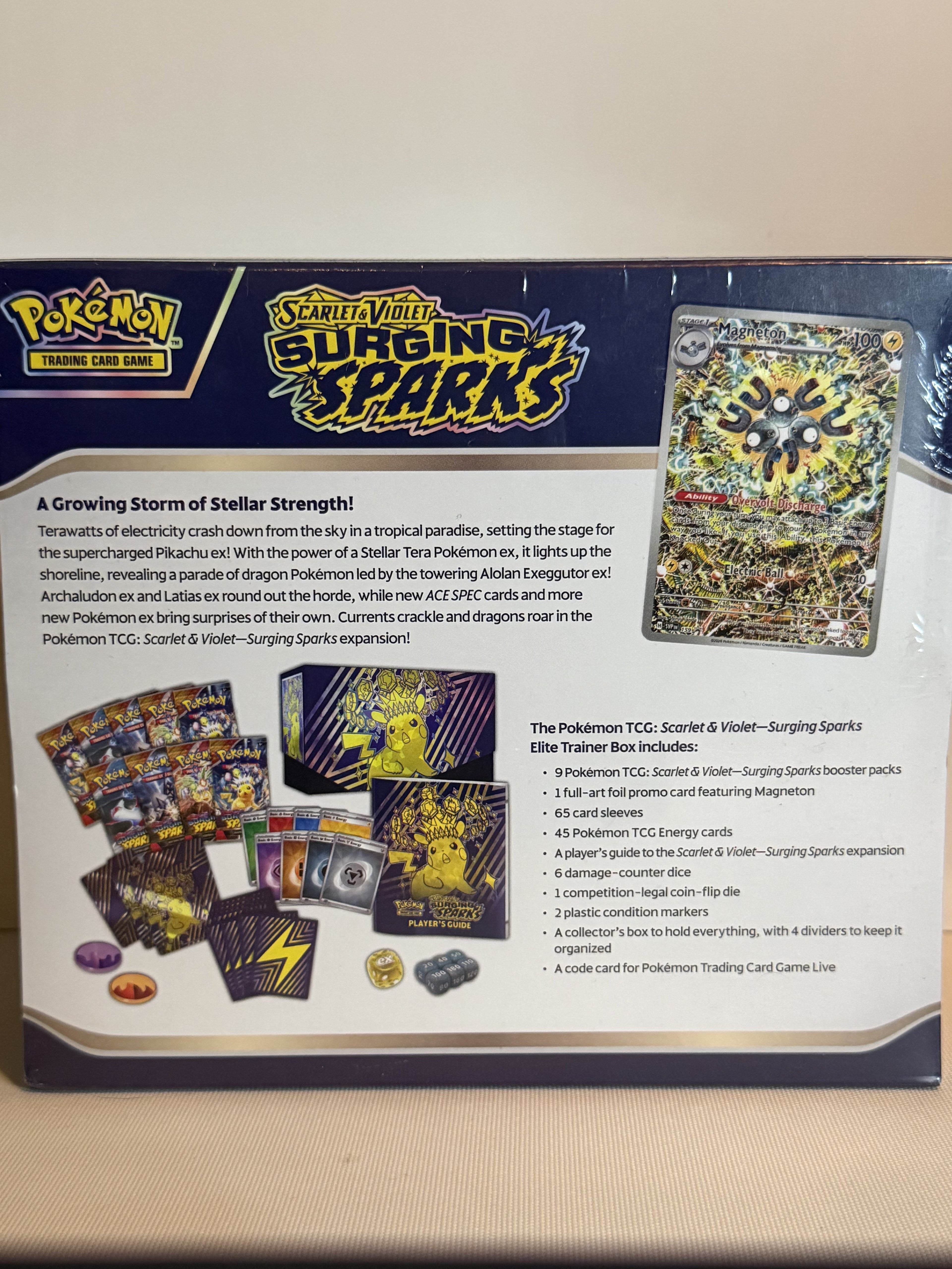 Scarlet and Violet - Surging Sparks Elite Trainer Box