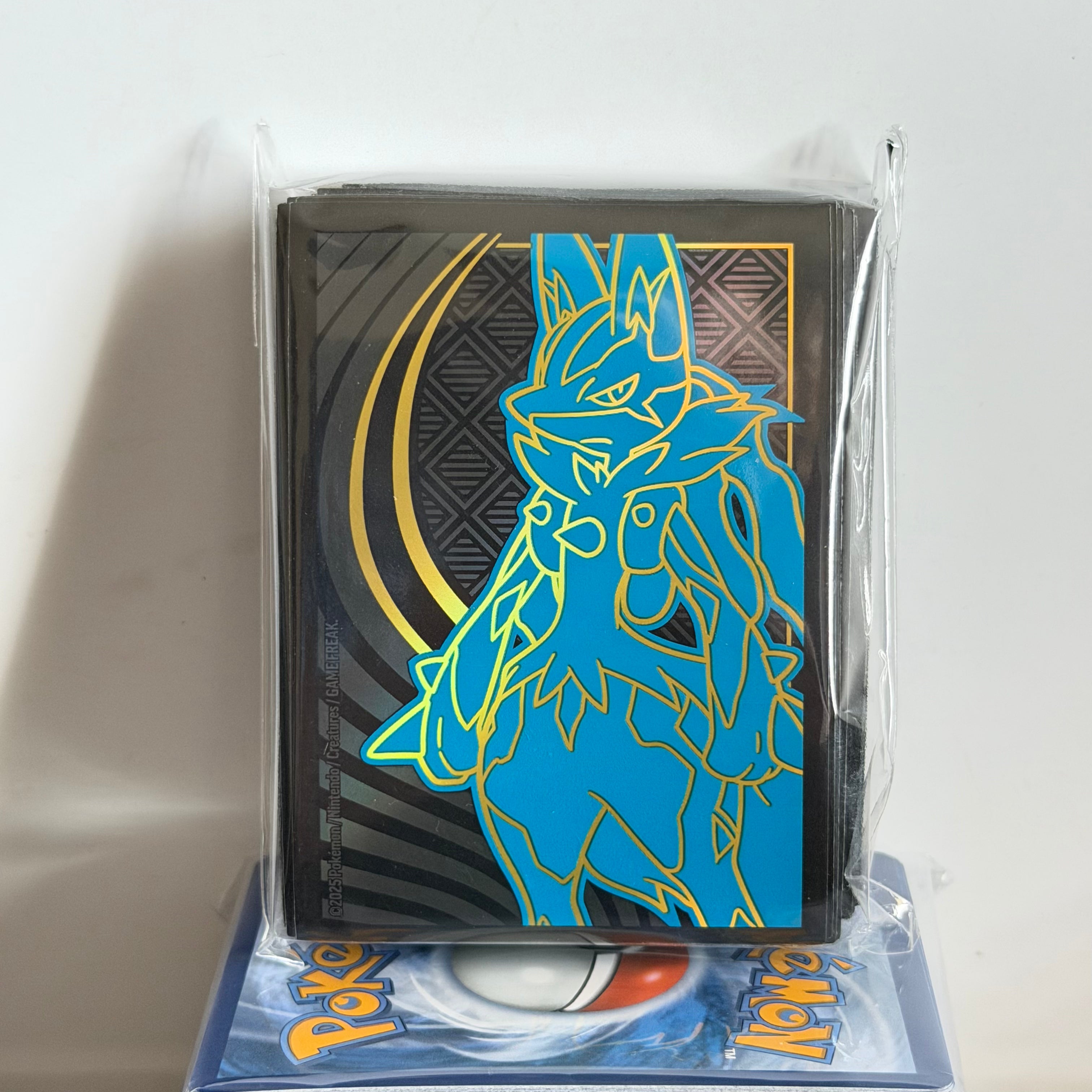 Mega Evolution Lucario ETB Sleeves (65 Pack)