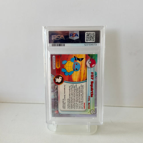 1999 Squirtle Topps Foil (PSA 8)