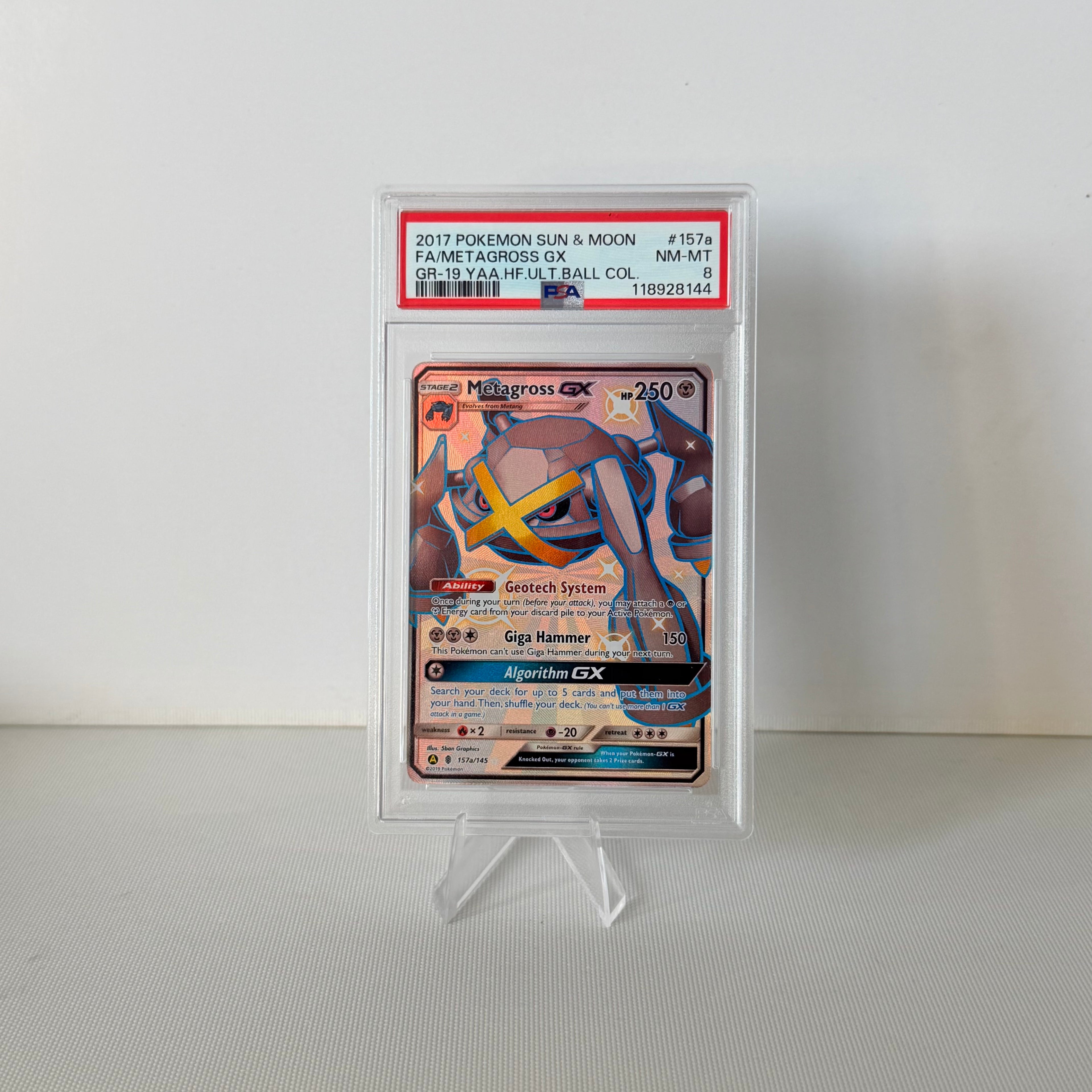 2017 Sun & Moon FA Metagross GX (PSA 8)