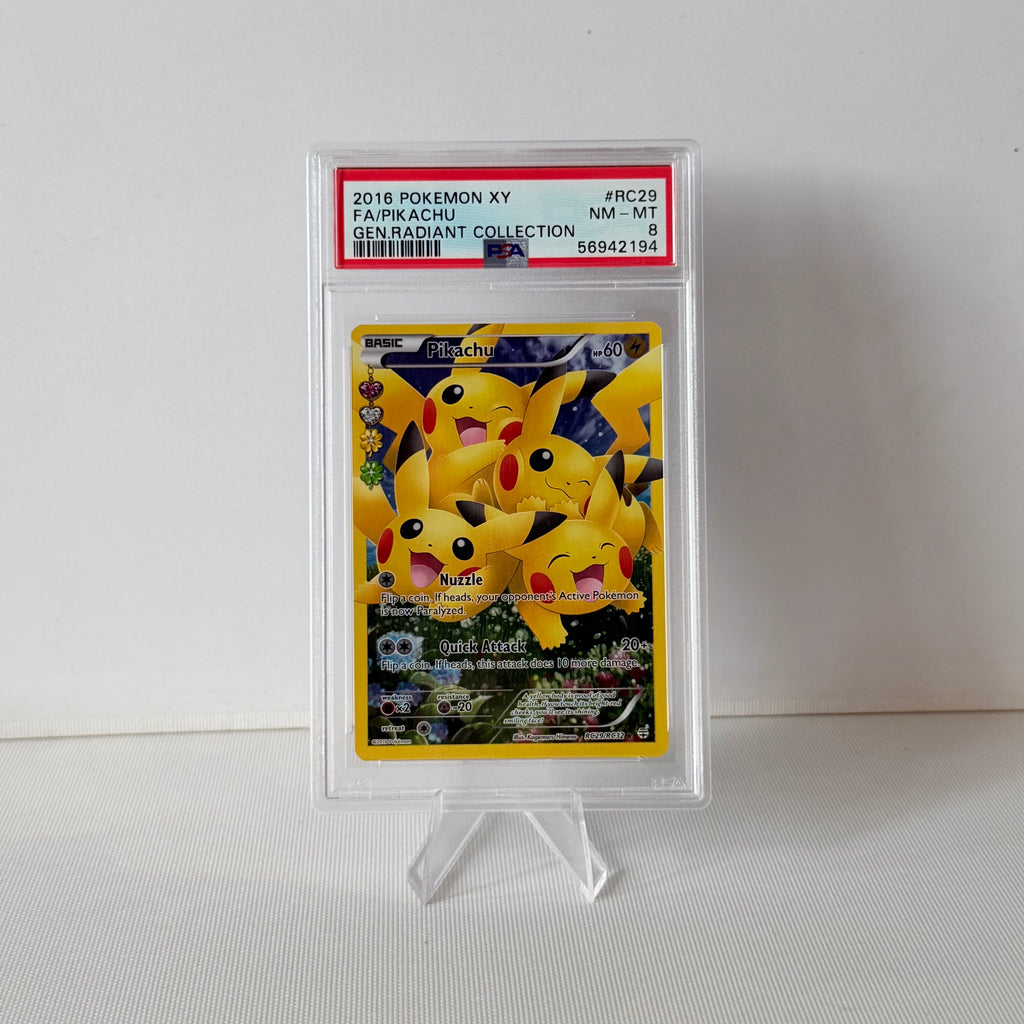 2016 Pokemon XY FA Pikachu (PSA 8)
